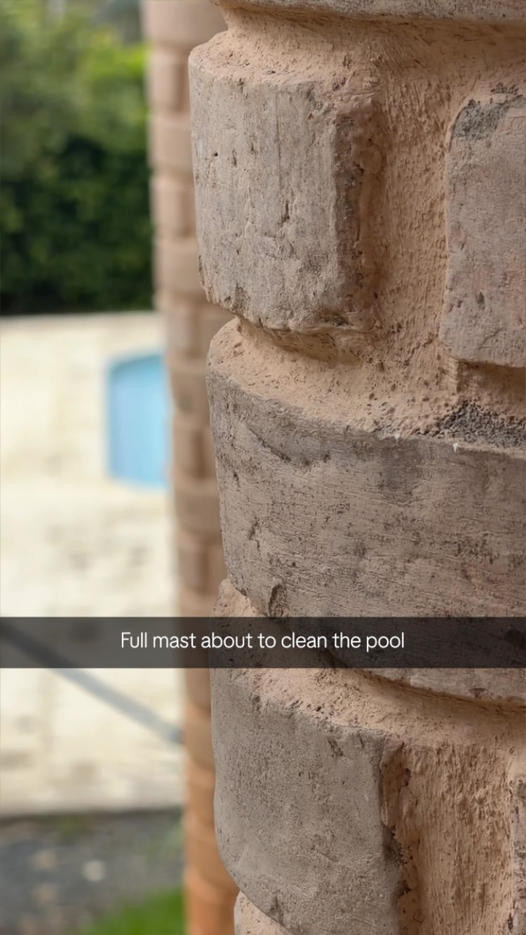 POV: Full mast about to clean the pool 🏊
